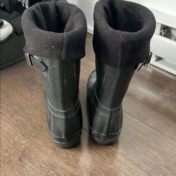 Hunter Black Fleece-Lined Boots - Picture 2 of 4
